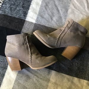 Taupe Western Bootie